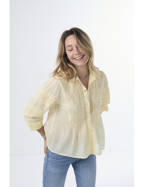 Chemise ROYAN - Jaune