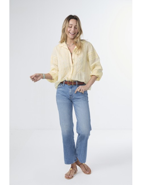 Chemise ROYAN - Jaune