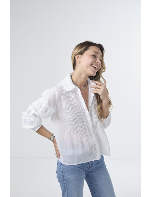 Chemise ROYAN - Écru
