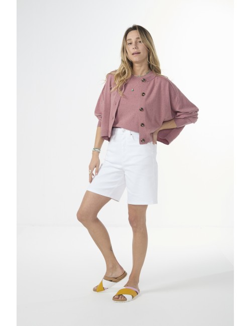 Cardigan DOUVES - Vieux rose