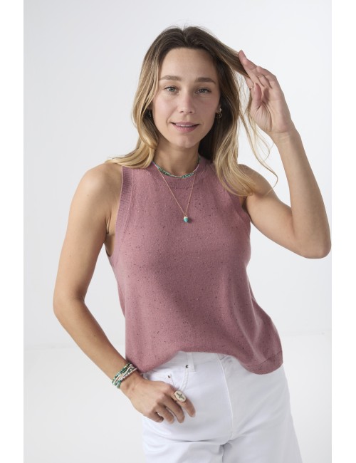 Top DESIREE - Vieux rose