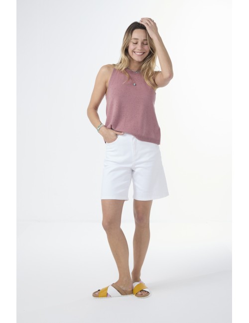 Top DESIREE - Vieux rose