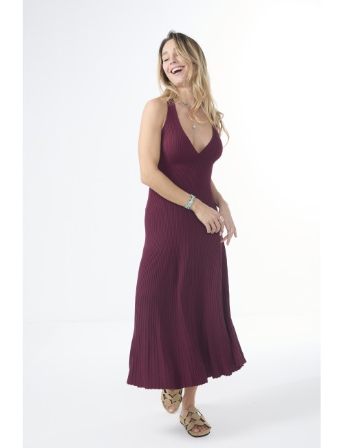 Robe ELOUNA - Bordeaux