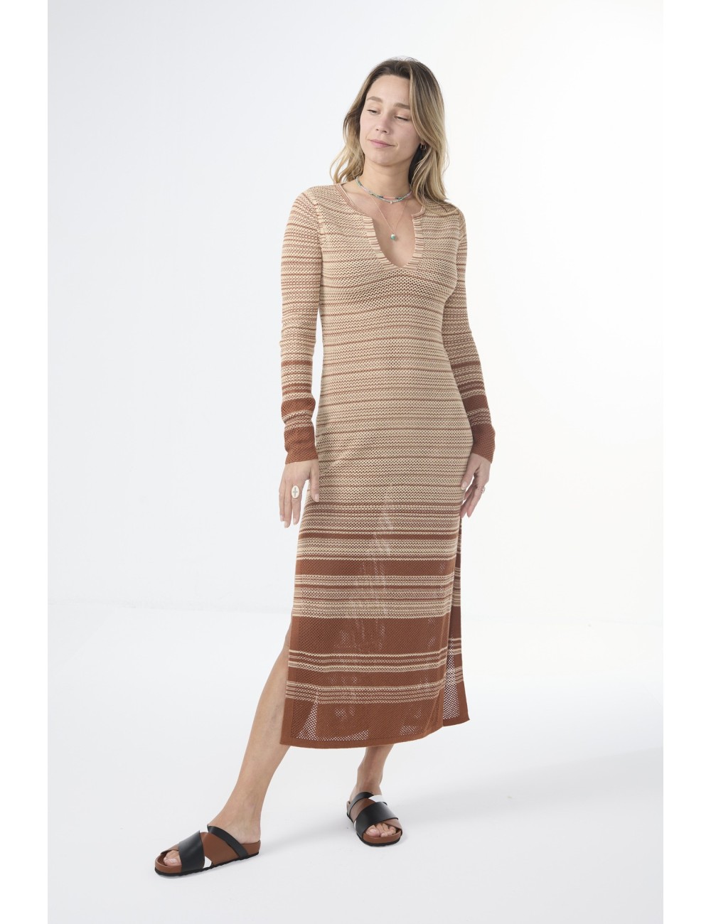 Robe ELLY - Biscuit