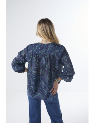 Top FELICE - Navy Green