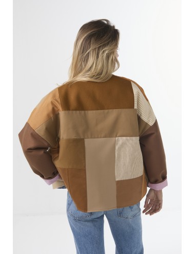 Veste Patchwork THEA - Camel 1