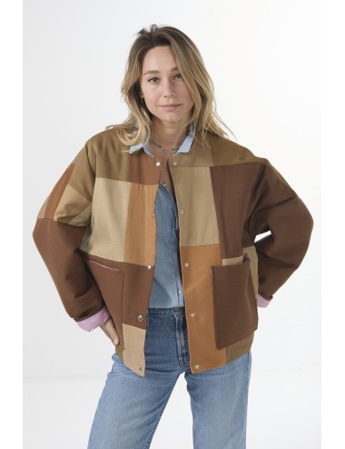 Veste Patchwork THEA - Camel 3