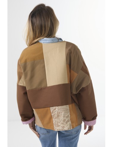 Veste Patchwork THEA - Camel 3