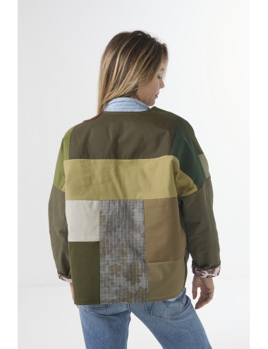 Veste Patchwork THEA - Kaki 2