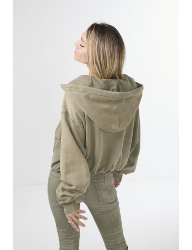 Hoodie Zip-UP BALLOON - Faded Olive