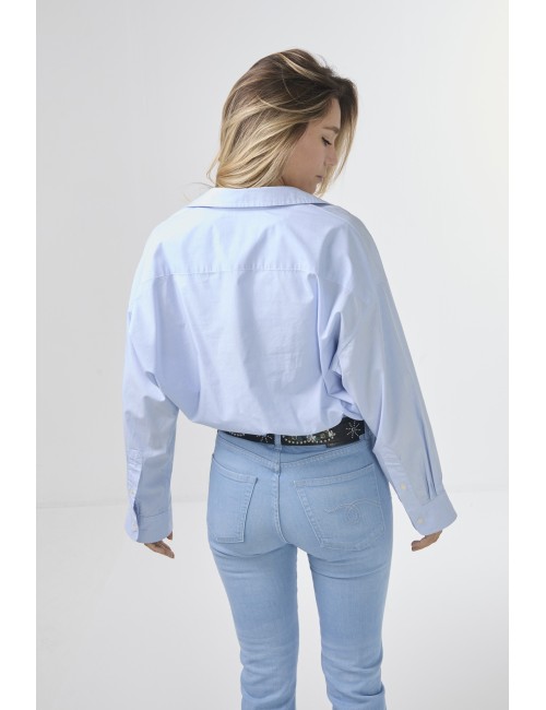Chemise Crossover BUBBLE - EOE Light Blue