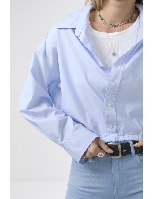 Chemise Crossover BUBBLE - EOE Light Blue