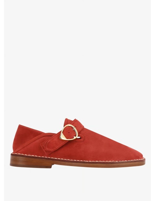 Slippers LUCCA Daim - Framboise