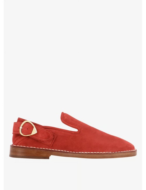 Slippers LUCCA Daim - Framboise