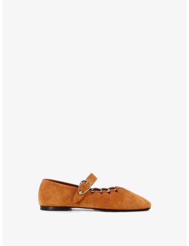 Ballerines GINGER Suede - Camel
