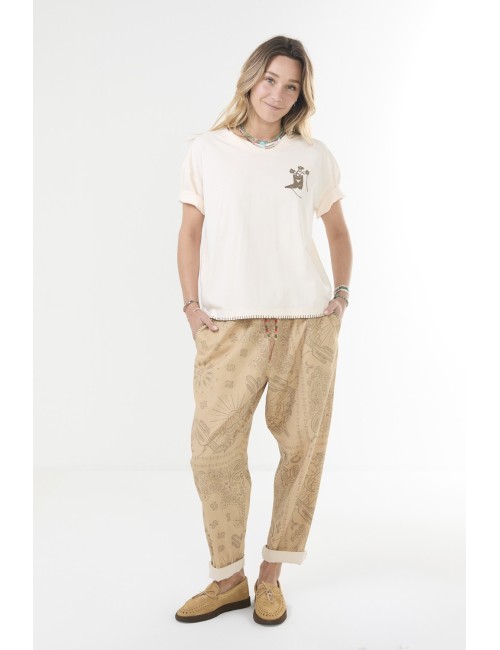 Tee-shirt SANTIAG - Cream