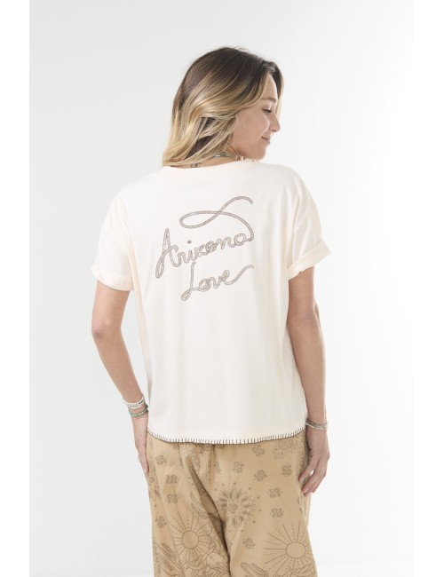 Tee-shirt SANTIAG - Cream