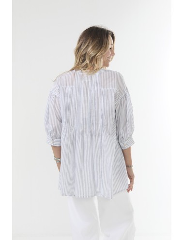 Chemise ALMOND - Stripe navy