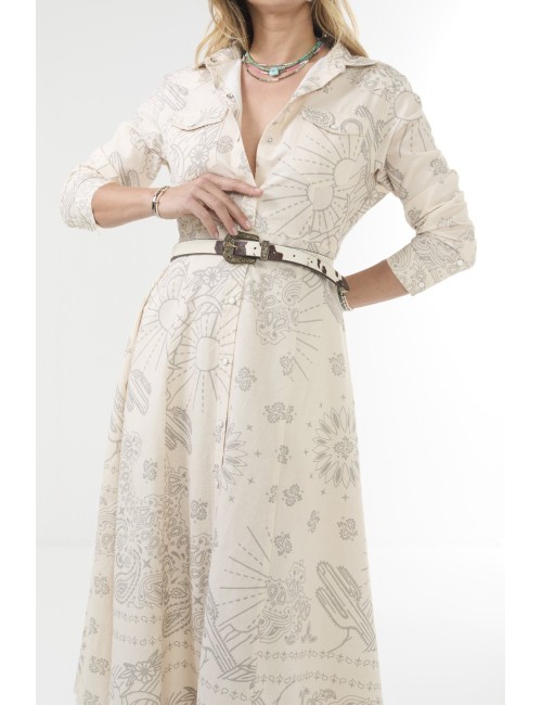 Robe BANDANA - Cream