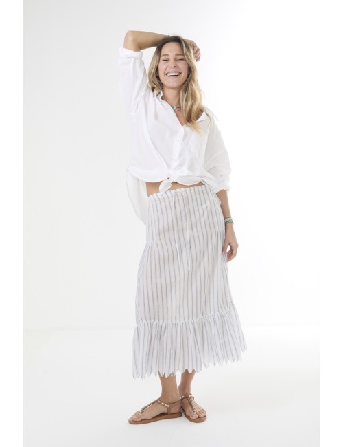 Jupe CAROLINA - Stripe Navy