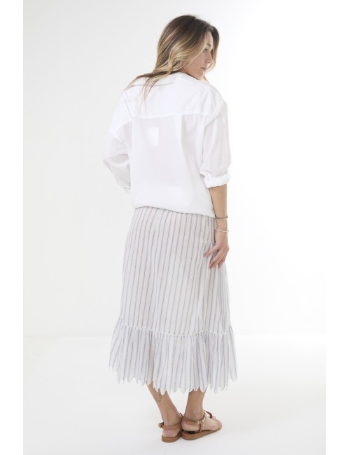Jupe CAROLINA - Stripe Navy