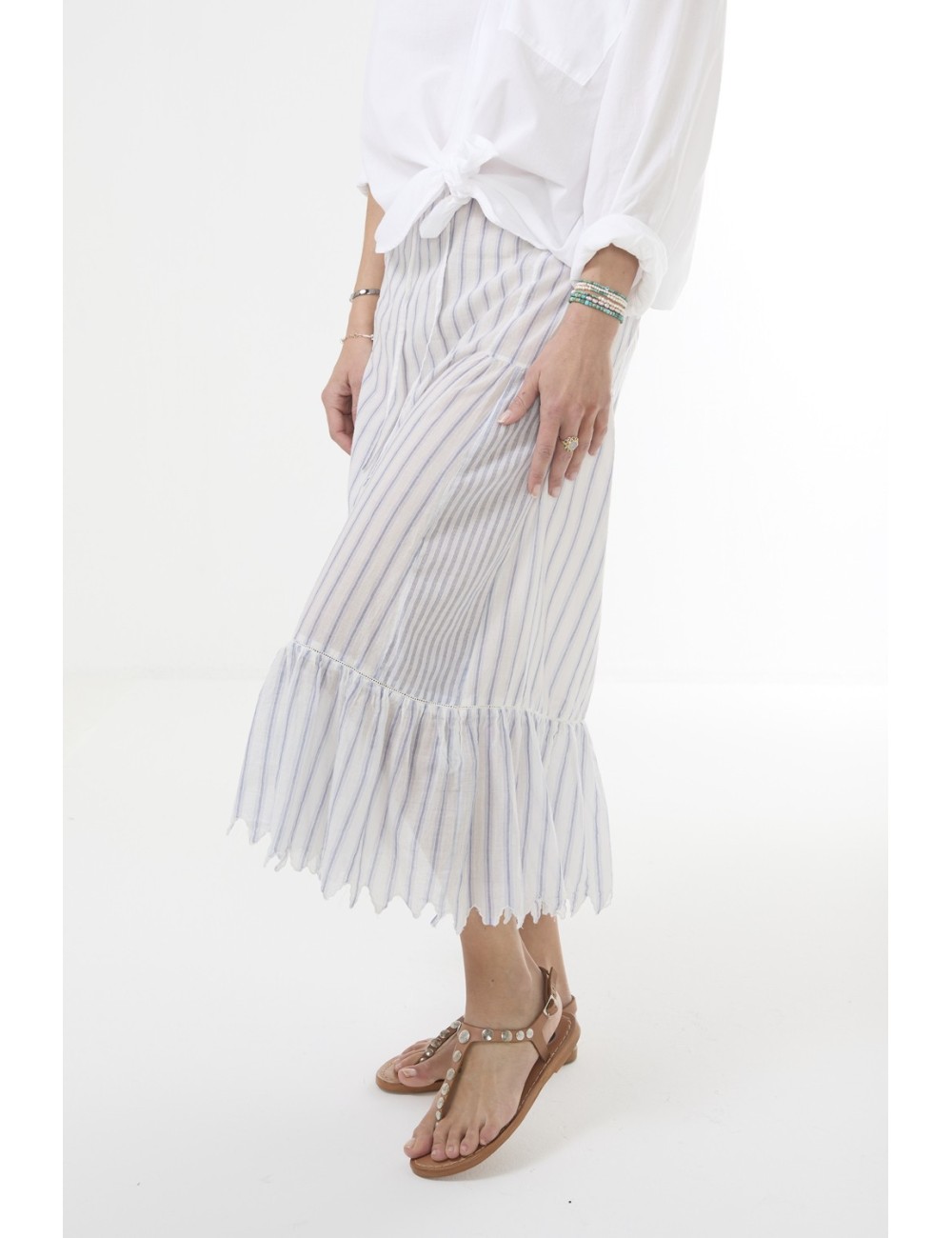 Jupe CAROLINA - Stripe Navy