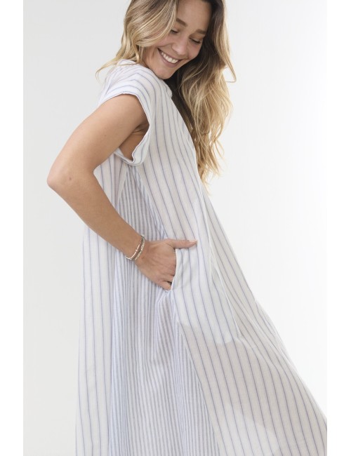 Robe COLFAX - Stripe Navy