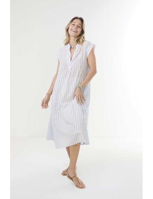Robe COLFAX - Stripe Navy