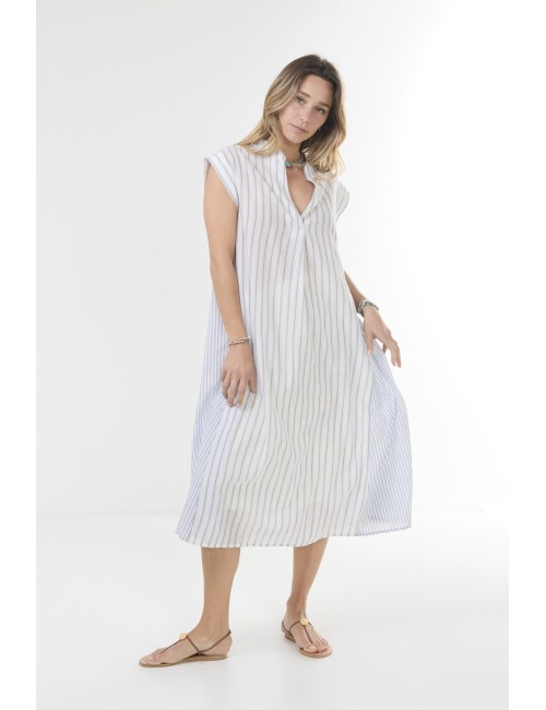 Robe COLFAX - Stripe Navy