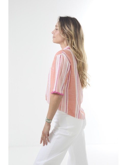 Chemise LAILA - Corail