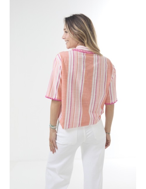 Chemise LAILA - Corail