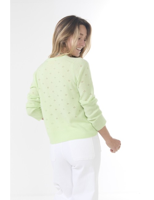 Cardigan JANE POINTELLE - Mint