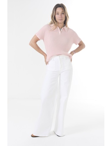 SHRUNKEN Polo Cashmere - Powder