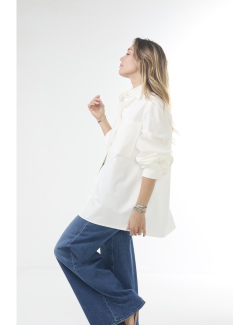 Chemise MOGADOR en Popeline - Blanc