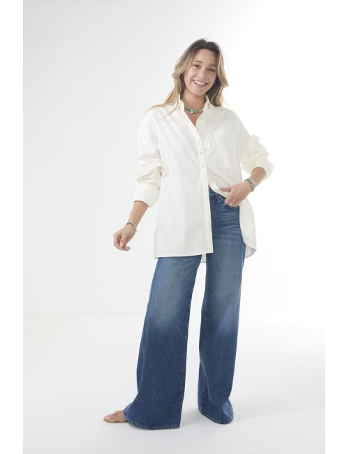 Chemise MOGADOR en Popeline - Blanc