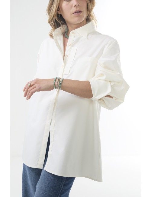 Chemise MOGADOR en Popeline - Blanc