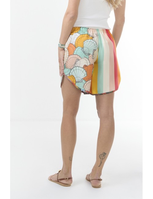 Short TOPANGA - MIX Arabesque Lilas