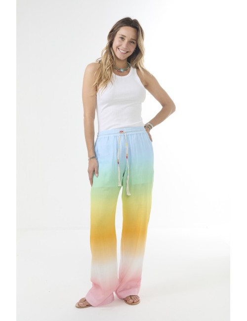 Pantalon CANNAS CHEESECLOTH - Multico