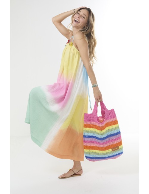Sac MARIGOLD - Raffia multico