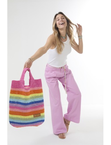 Sac MARIGOLD - Raffia multico