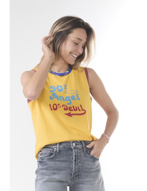 Tee-shirt THE STRONG AND SILENT TYPE - Angel Devil