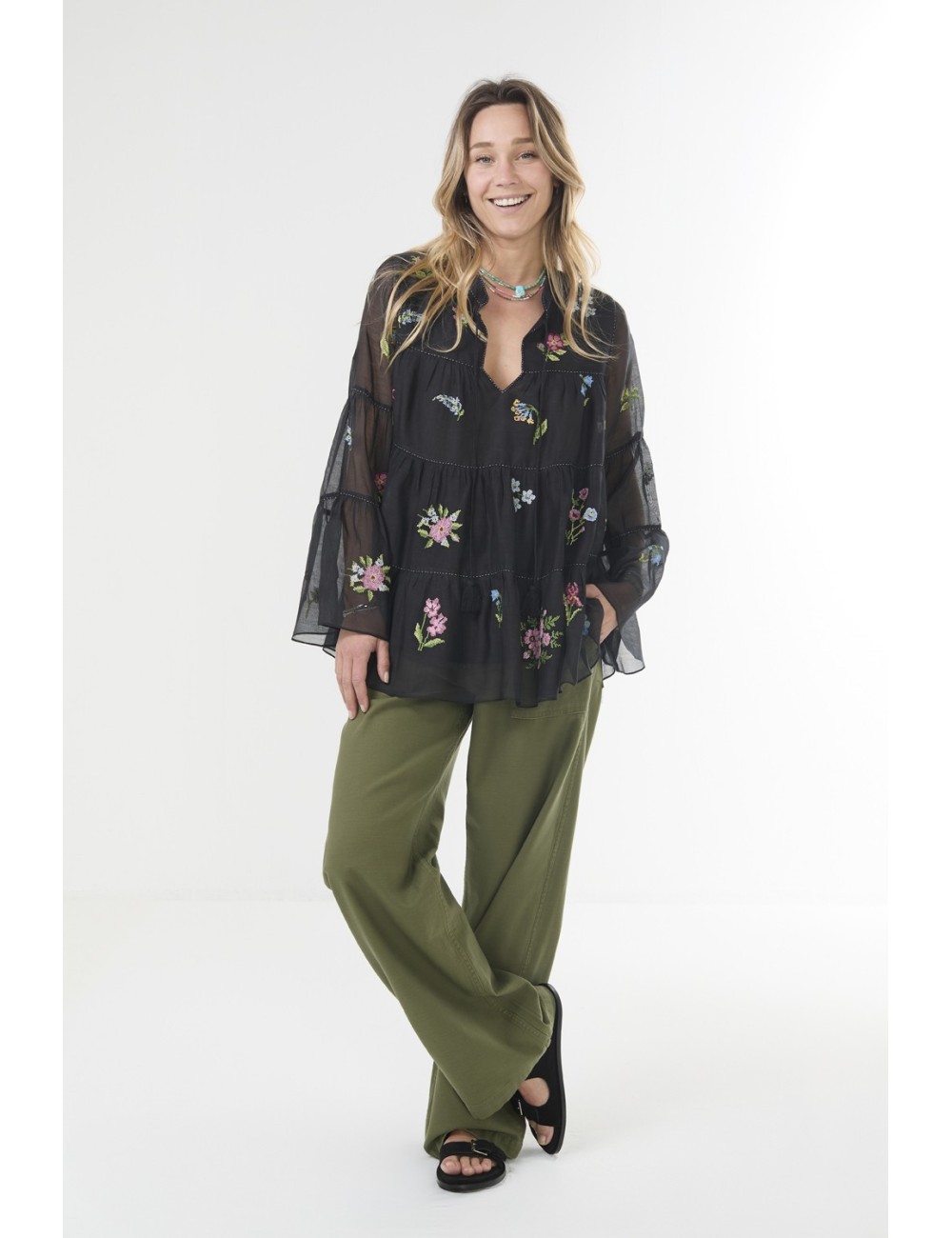 Blouse 1FW-63 - Noir