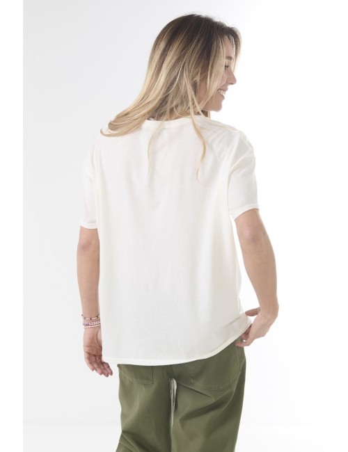 T-shirt HAVE A NICE DAY - Ecru