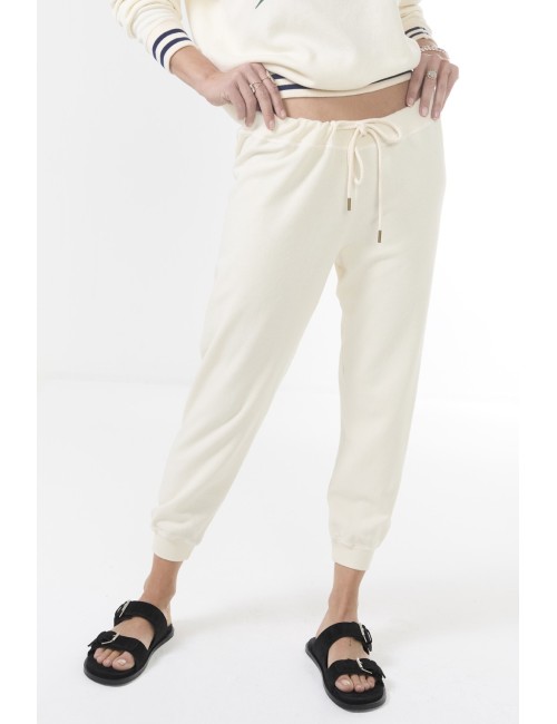 Cropped Sweatpant - Washed white