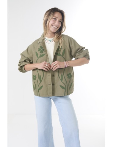 THE FLORAL APPLIQUE COMMODORE Jacket