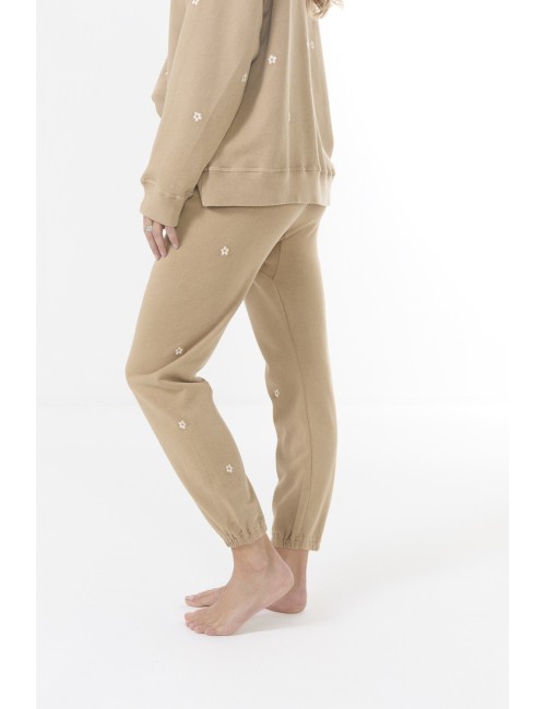 THE STADIUM Sweatpants W/ Daisy Embroidery