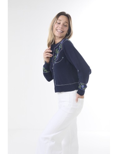 THE WESTERN BEAED Cardigan - Navy