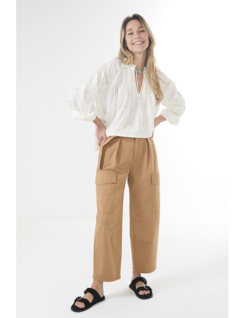 Pantalon EDAN - Camel