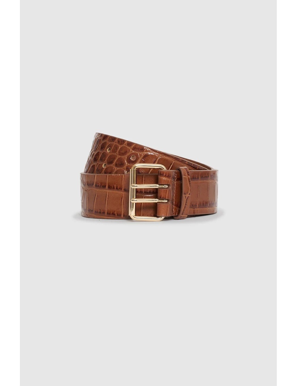 Ceinture MILA - Embossed Brown