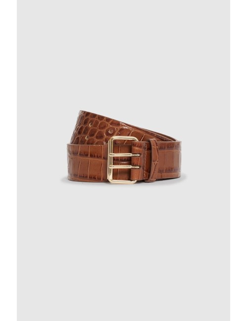Ceinture MILA - Embossed Brown